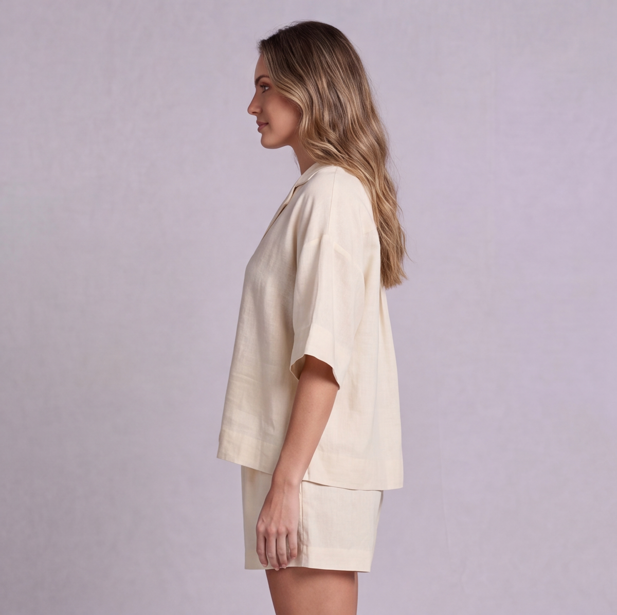 Linen Resort Co-ord Set — Ratń Swamini · view 3