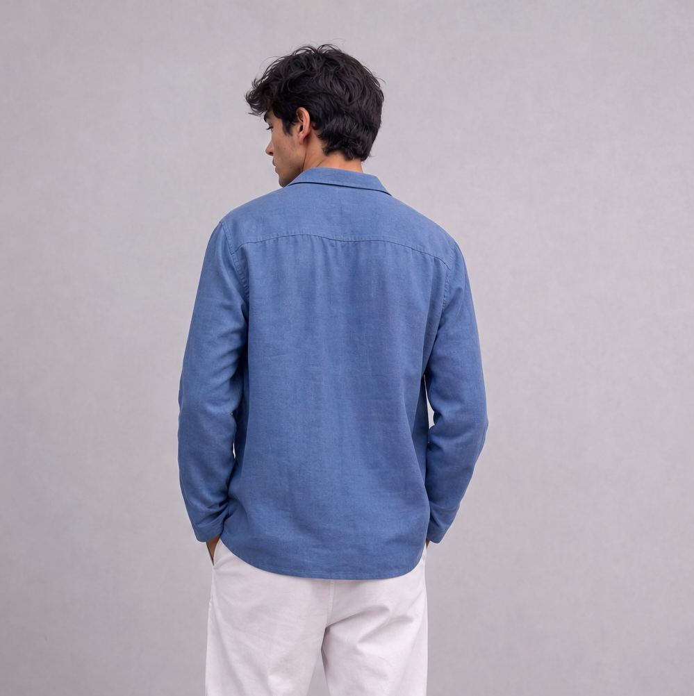 Linen Pullover Shirt — Ratń Swamini · view 6