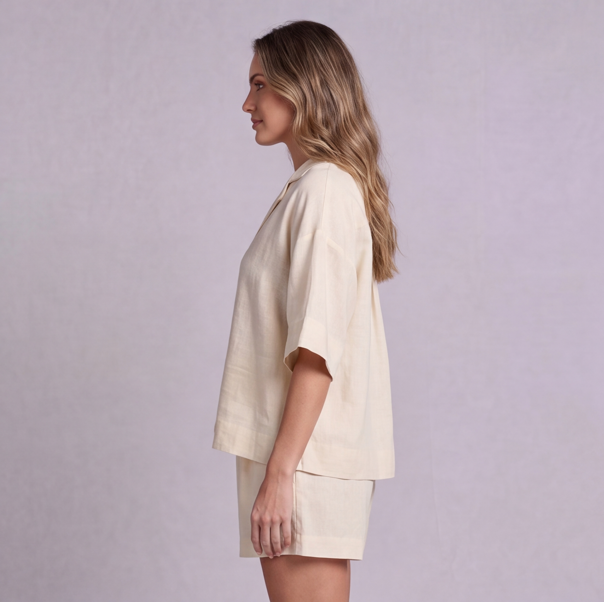 Linen Resort Co-ord Set — Ratń Swamini · view 3