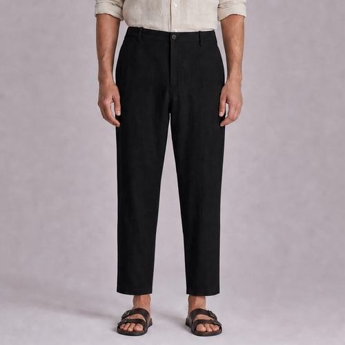 Black linen trouser, Ratń Swamini