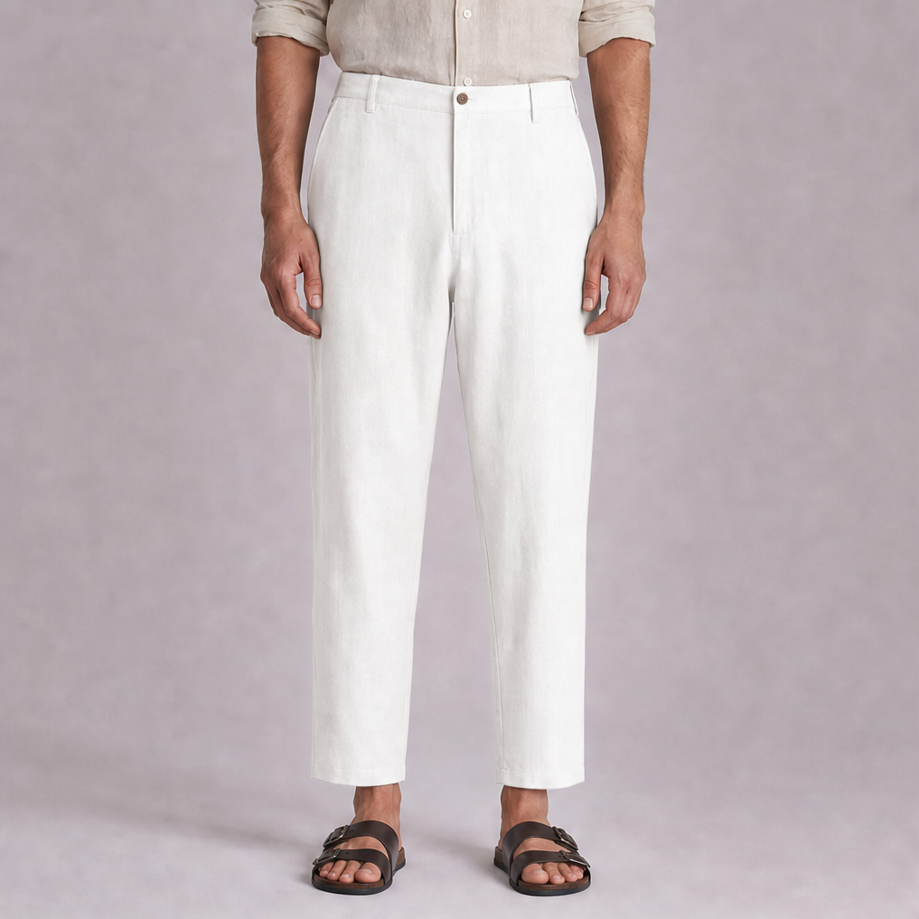 White linen trouser, Ratń Swamini